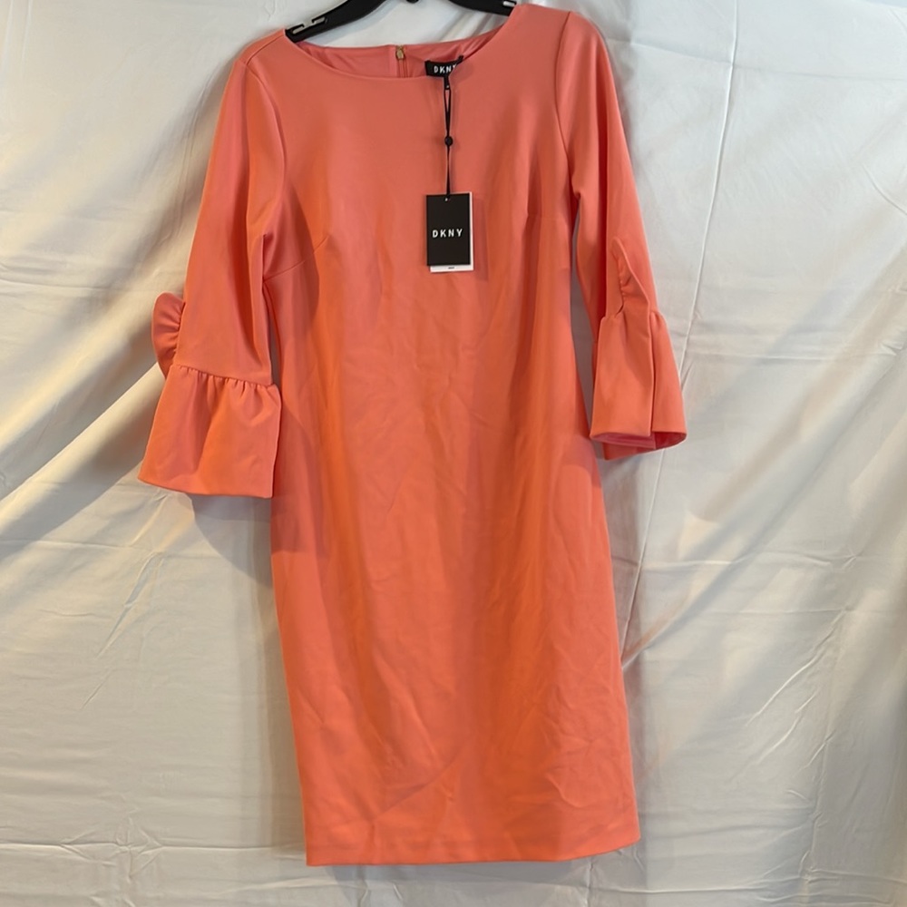 DKNY coral dress NWT